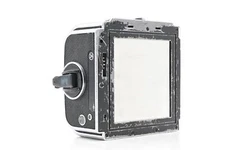 Hasselblad A24 V-Button Roll Film Back Chrome (non-matching insert) #526