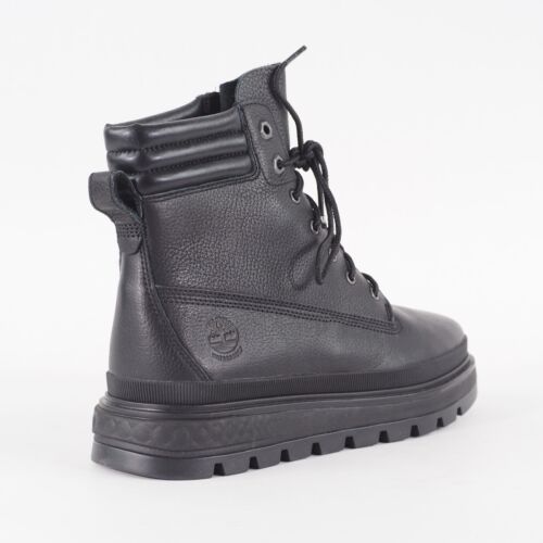 Mujer Timberland Ray City 6 Pulgadas A2JHY Cuero Negro Impermeable Bota Informal - Imagen 3 de 7