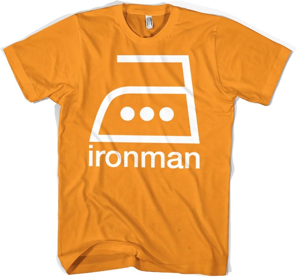 Футболка Hybris Ironman оранжевого цвета