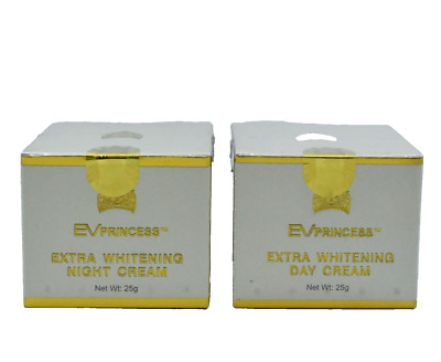 EV Princess Extra Whitening Night & Day Cream Set 2x25g   *New In Box*