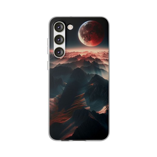 Eclipse Over Mountain Resistant Phone Back Case For iPhone & Samsung S Series - Picture 3 of 77