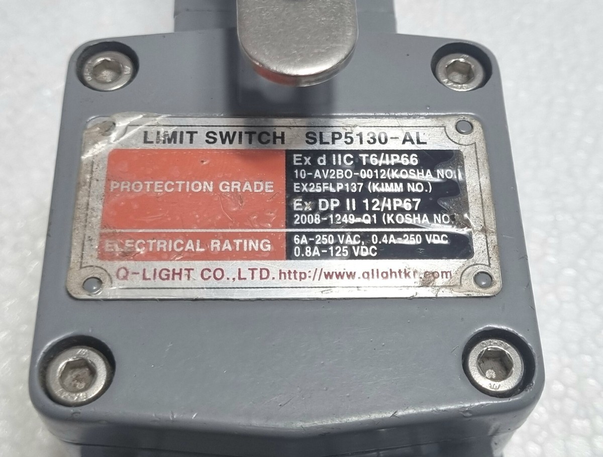 Q-Light SLP5130-AL Explosion-Proof Limit Switch Adjustable Roller