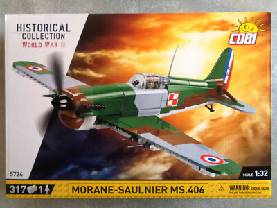 COBI 5724 - HISTORICAL COLLECTION - WWII - Kampfflugzeug Morane-Saulnier MS.406