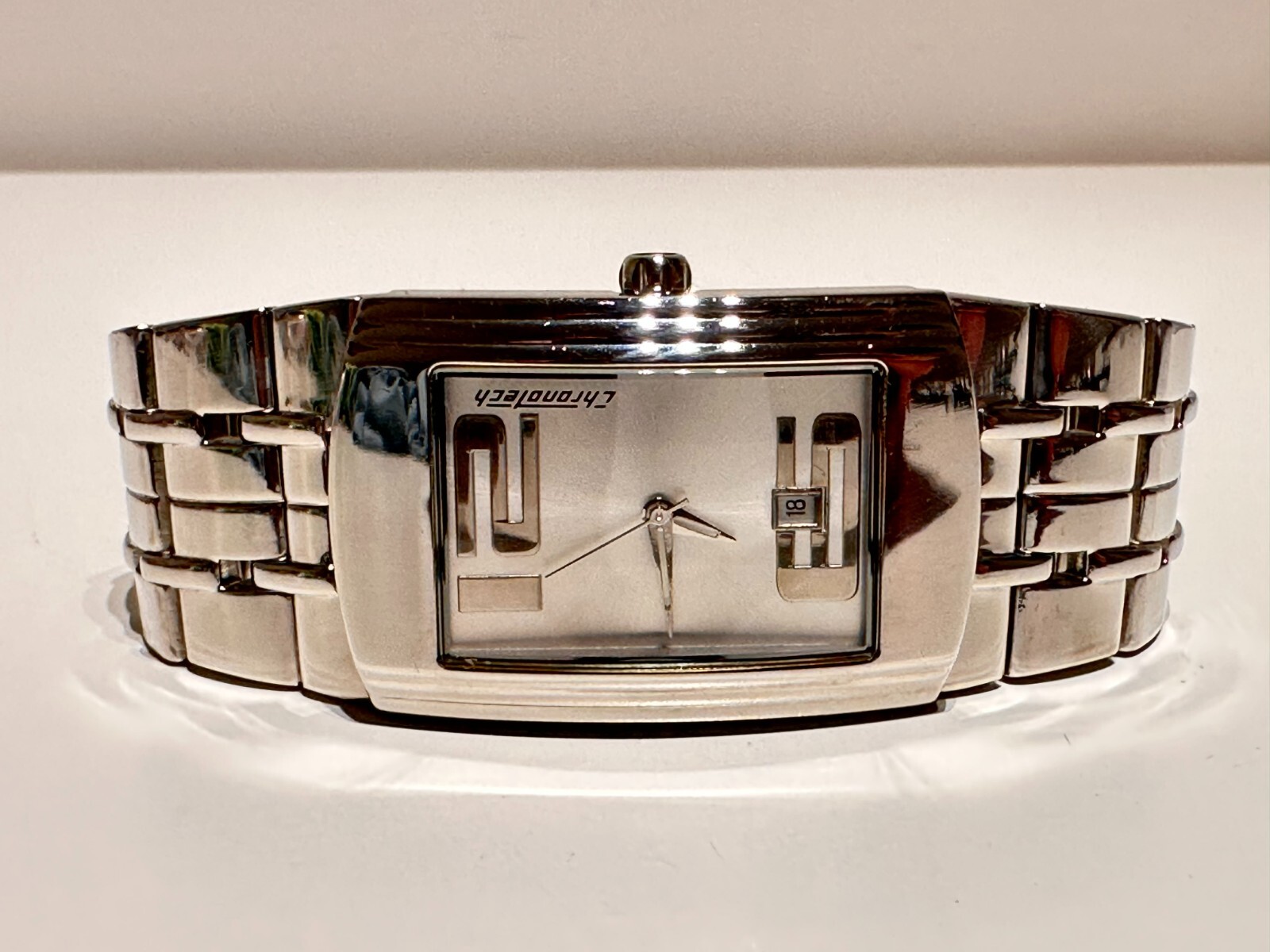 RETRO BEAUTIFUL SOLID ST.STEEL RECTANGLE MEN'S QU… - image 4