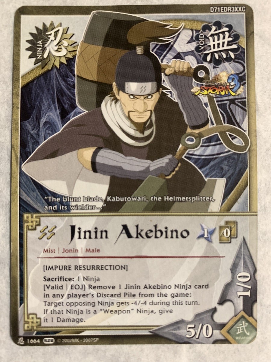 Jinin Akebino - N-1664 - Common - Unlimited Edition Ultimate Ninja