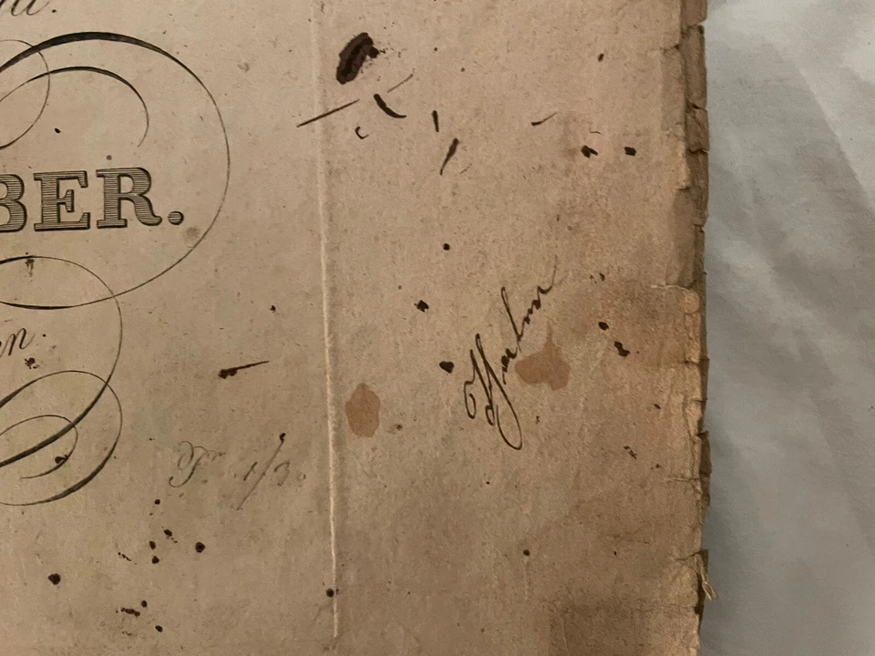 Carl Maria Webber Diabelli Wien Engraving Sheet Opera Freyschütz Cappi N 9 - Image 2 of 4