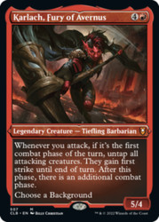 Karlach, Fury of Avernus (Etched Foil) - Commander Legends: Battle for Baldur's Gate