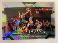 2021-22 Panini Prizm Widescreen Prizms Hyper #3 Giannis Antetokounmpo