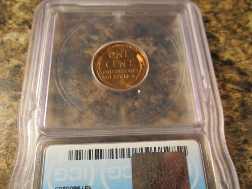1936-S LINCOLN WHEAT CENT ICG MS66 RD 0203 - Picture 2 of 2