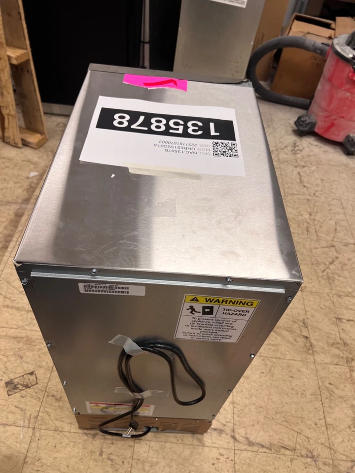 Uline UHRE515SG01A 15" Stainless Under Counter Refrigerator NOB #135878 BP - Image 4 of 4
