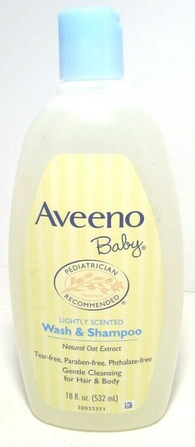 aveeno baby gentle wash & shampoo with natural oat extract
