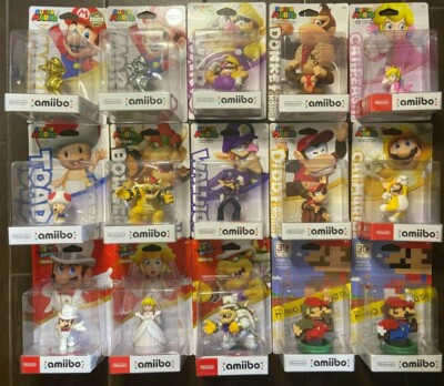 NEW IN BOX Amiibo, Super Mario and Odyssey Series, Select Figure Character NIB