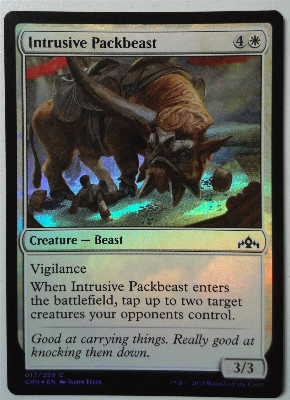 Intrusive Packbeast *FOIL Common* Magic MtG x1 GRN Guilds of Ravnica | eBay