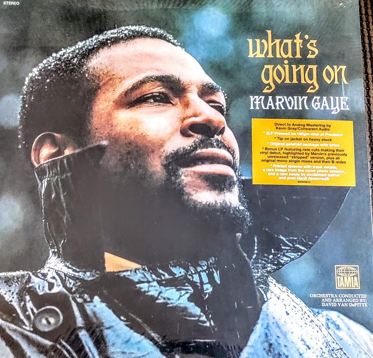 MARVIN GAYE WHAT'S GOING ON - 180 GRAM VINYL 2 LP SET 