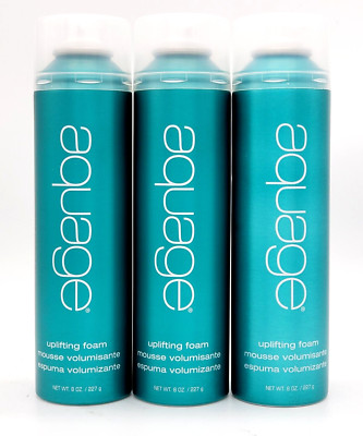 3 PK! AQUAGE UPLIFTING FOAM 8 OZ HOLD MOUSSE VOLUMIZIER BODY VOLUME MAXIMUM LIFT