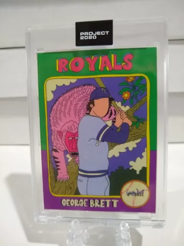 2020 TOPPS PROJECT 2020 card #254 GEORGE BRETT BY FUCCI