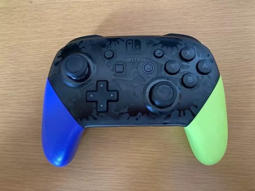 Nintendo Switch Pro Controller Splatoon 3 Edition Usado Muy Bueno de Japón - Imagen 2 de 3