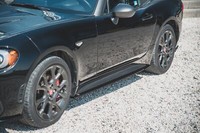 Maxton Design Seitenschweller Ansatz (Paar) Passend FüR Abarth 124 Spider Schwar