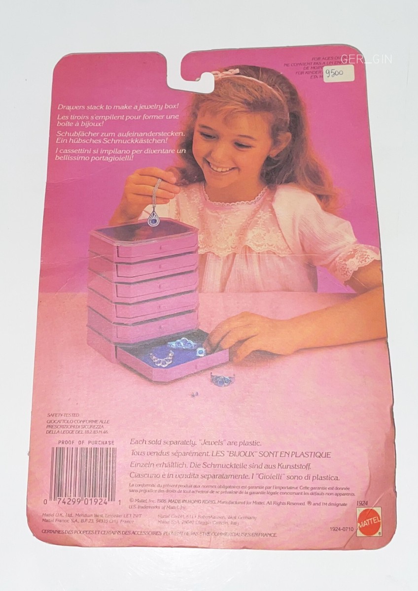 BARBIE | JEWEL SECRETS DIAMANT | MATTEL 1986 | NEW MISB Vintage