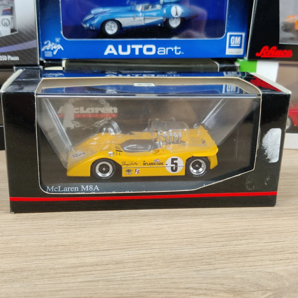 AUTO MINICHAMPS MCLAREN M8A CAN AM SERIE 1968 #5 D.HULME 1:43 1 DI 5.555 PZ - Immagine 2 di 4