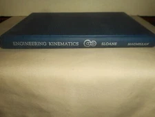 Engineering Kinematics Alvin Sloane 1959 Textbook Motion Velocity Vectors