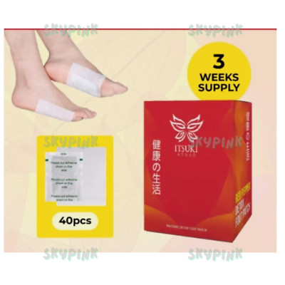 1 Box Itsuki Kenko Red Pepper & Herbal Foot Pads Patch Detoxifying - EXP 12/2025