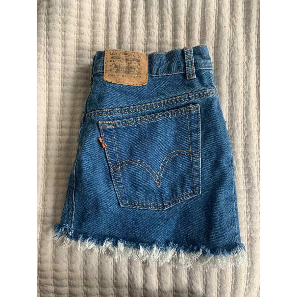 Levi's orange tab skirt cheap