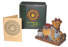 Boyds Bear Bailey In the Orchard w/Original Box COA