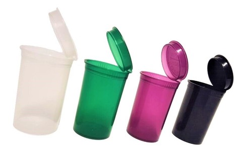 Contenitore in plastica coperchio a pressione pentola per medicinali ermetico 6 13 19 coperchio pressa Dram - Foto 4 di 14