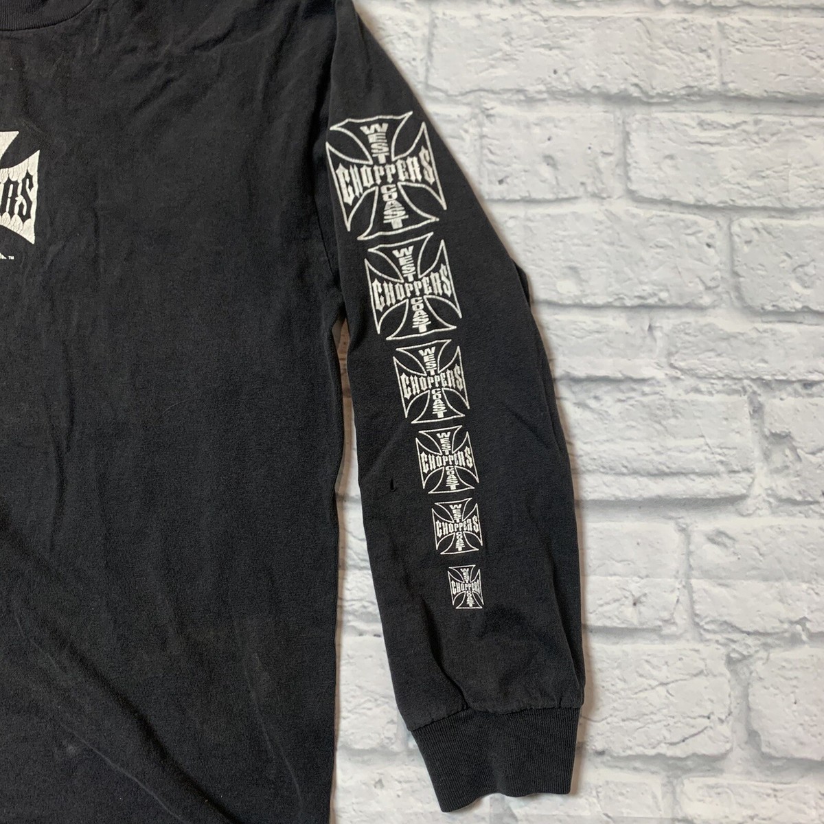 Vintage 1990s West Coast Choppers Long Beach California Long Sleeve T-Shirt