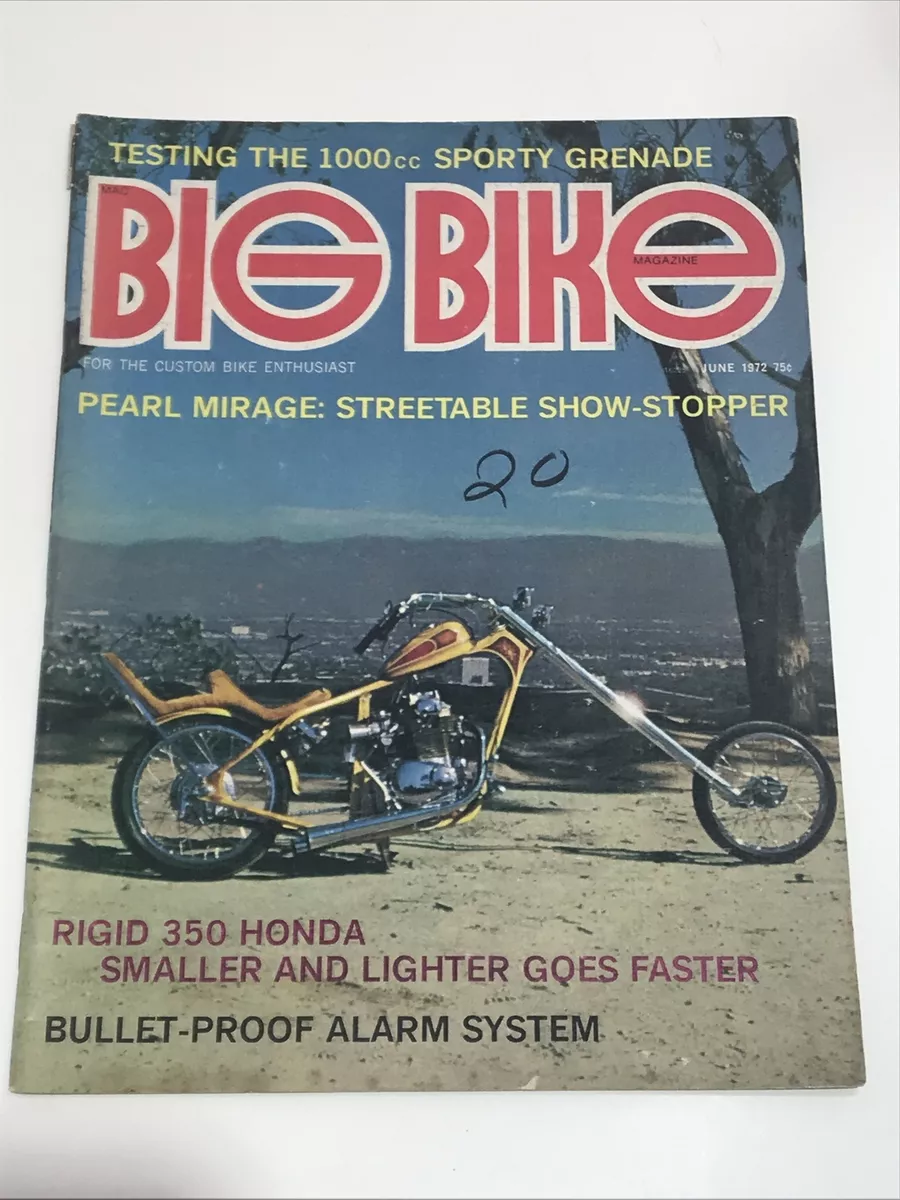 Vintage 70 s Big Bike Magazine June 1972 Motorcycle Choppers Bikes Honda