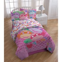 Nickelodeon Teenage Mutant Ninja Turtles I Love Tmnt Sheet Set Twin Girls Nickelodeon Teenage Mutant Ninja Turtles I Love Tmnt Sheet Set Twin Girls