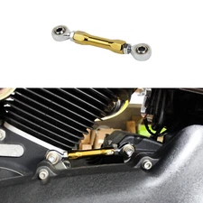 Gold Mid Control Gear Shift Linkage Rod for Harley FXST FXLRST FXDB FXBB FXDLS