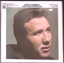 MARTY ROBBINS, THE STORY OF MY LIFE HARMONY RECORDS VINYL LP 143-57W