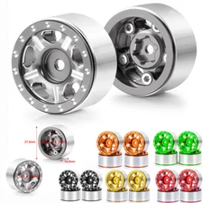 1.0" Aluminum Beadlock Wheels Rims For 1:24 RC Crawler Axial SCX24 All Series