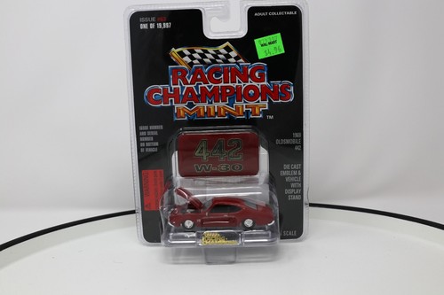 1997 Racing Champions MINT 1969 Oldsmobile 442 - Red MOC - Picture 2 of 6