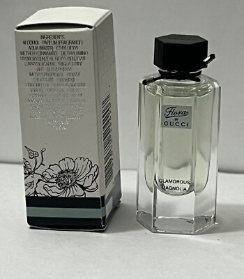 ❤️ Flora by Gucci Glamorous Magnolia **MINI** EDT 0.16 oz/5 ml
