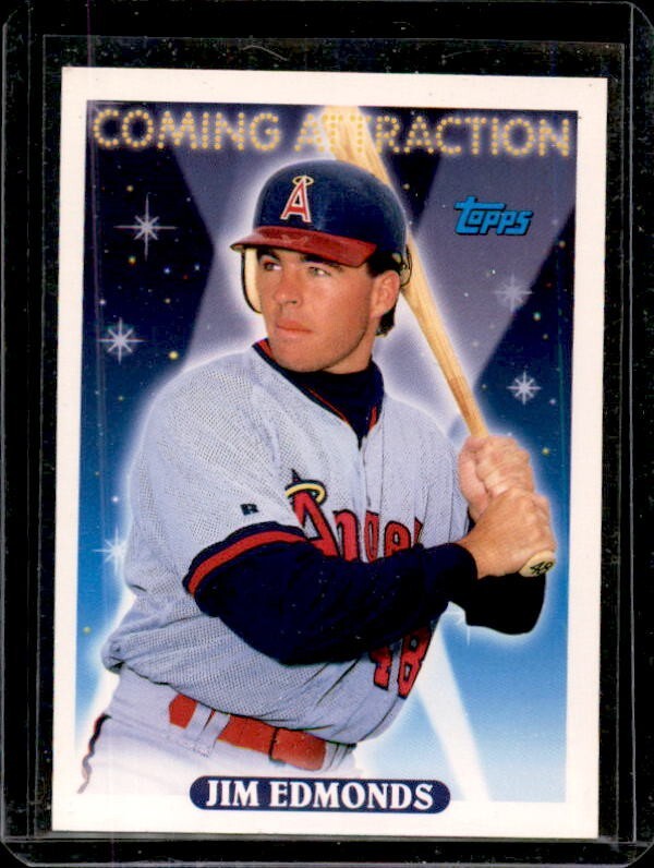 1993 Topps - [Base] #799 - Coming Attraction Jim Edmonds rc rookie baseball card