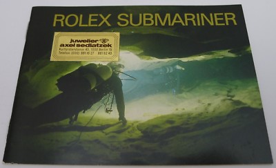 ROLEX SUBMARINER - Heft / Bedienungsanleitung von 8-1992 - Deutsch Ref. 594.93