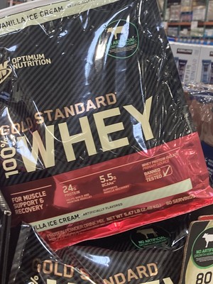 Optimum Nutrition Gold Standard 100% Whey Protein, 80 Servings 5.47 LB