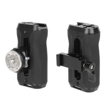 Camera Cage Side Handle Silicon Handgrip w/ ARRI-Style Rosette  Arca-Type Clamp