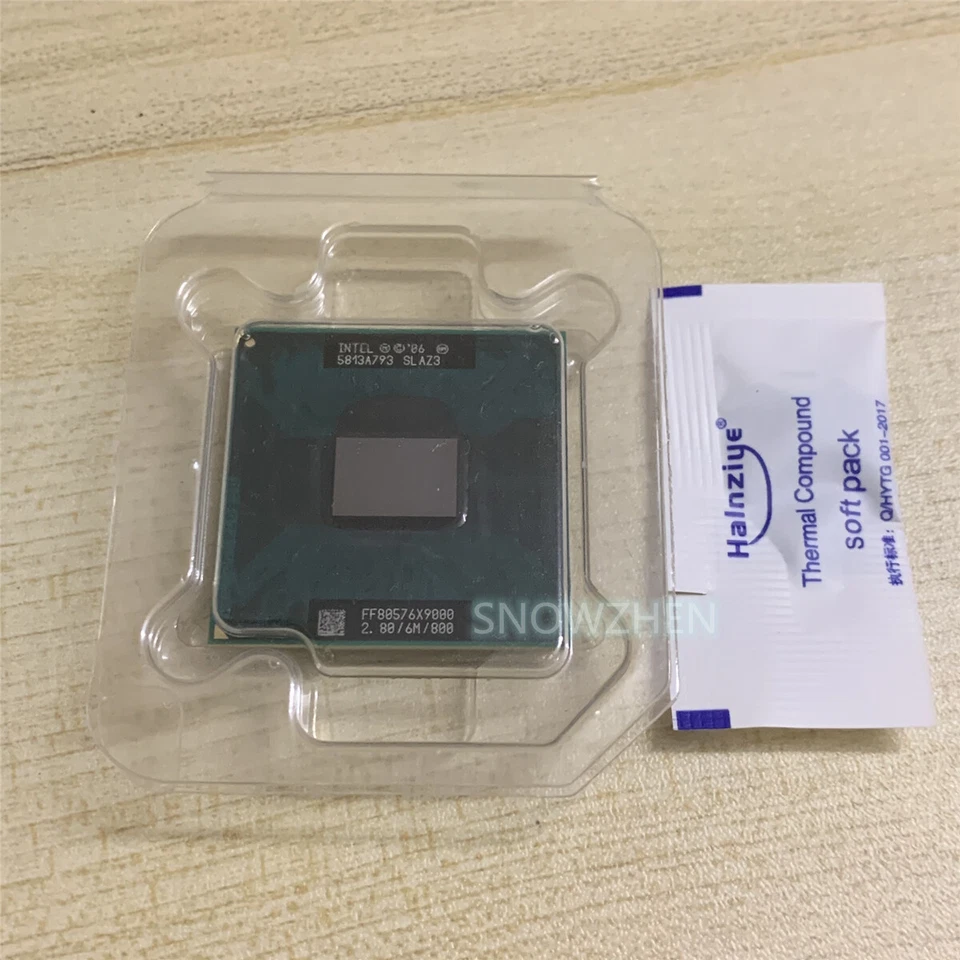 Intel Core 2 Extreme X9000 CPU Dual-Core 2.8GHz 6M 800MHz SLAZ3 Processor - Image 3 of 3