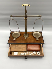 FEINWAAGE JUWELIER APOTHEKERWAAGE SCHLEGEL 1900 PR&Auml;ZISIONSWAAGE ANTIK