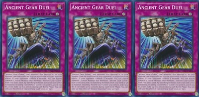 3x Ancient Gear Duel | LEDE-EN072 | Common | 1st Ed | NM | YuGiOh