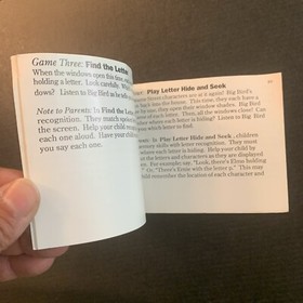 Sesame Street Big Bird Hide & Speak Nes Instruction Book