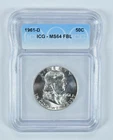 1961-D Franklin Half Dollar MS64 FBL ICG