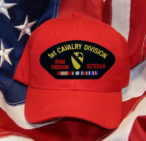1ST CALVARY DIVISION HAT PATCH CAP IRAQI FREEDOM OIF PIN UP US ARMY VETERAN GIFT - Picture 3 of 27