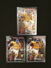 Masataka Yoshida (3) 2024 Topps Chrome Base Rookie Cup Boston Red Sox