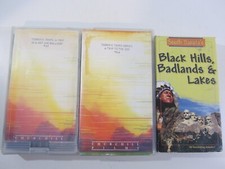 3x VHS  South DAKOTA'S BLACKHILLS BADLANDS & LAKES & Hot Air Ballon, TRIP TO ZOO