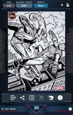 Topps Marvel Collect 2021 Topps Weekly Original Art S1 B&W - Spider-Man & Goblin